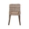 Bali & Pari Magy Modern Bohemian Grey Rattan and Natural Brown Finished Wood Dining Chair 209-12792 - alternate 2